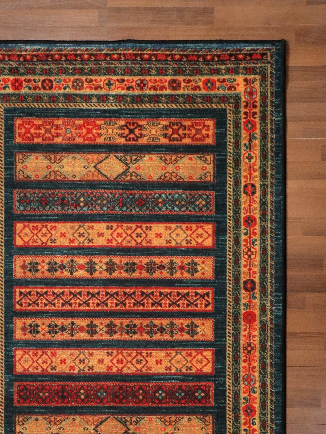 Multi Color Kazak Print Rug