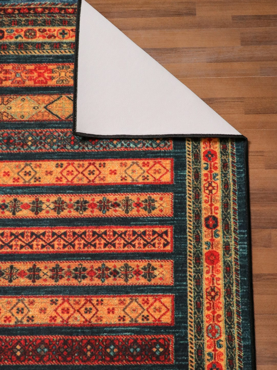 Multi Color Kazak Print Rug