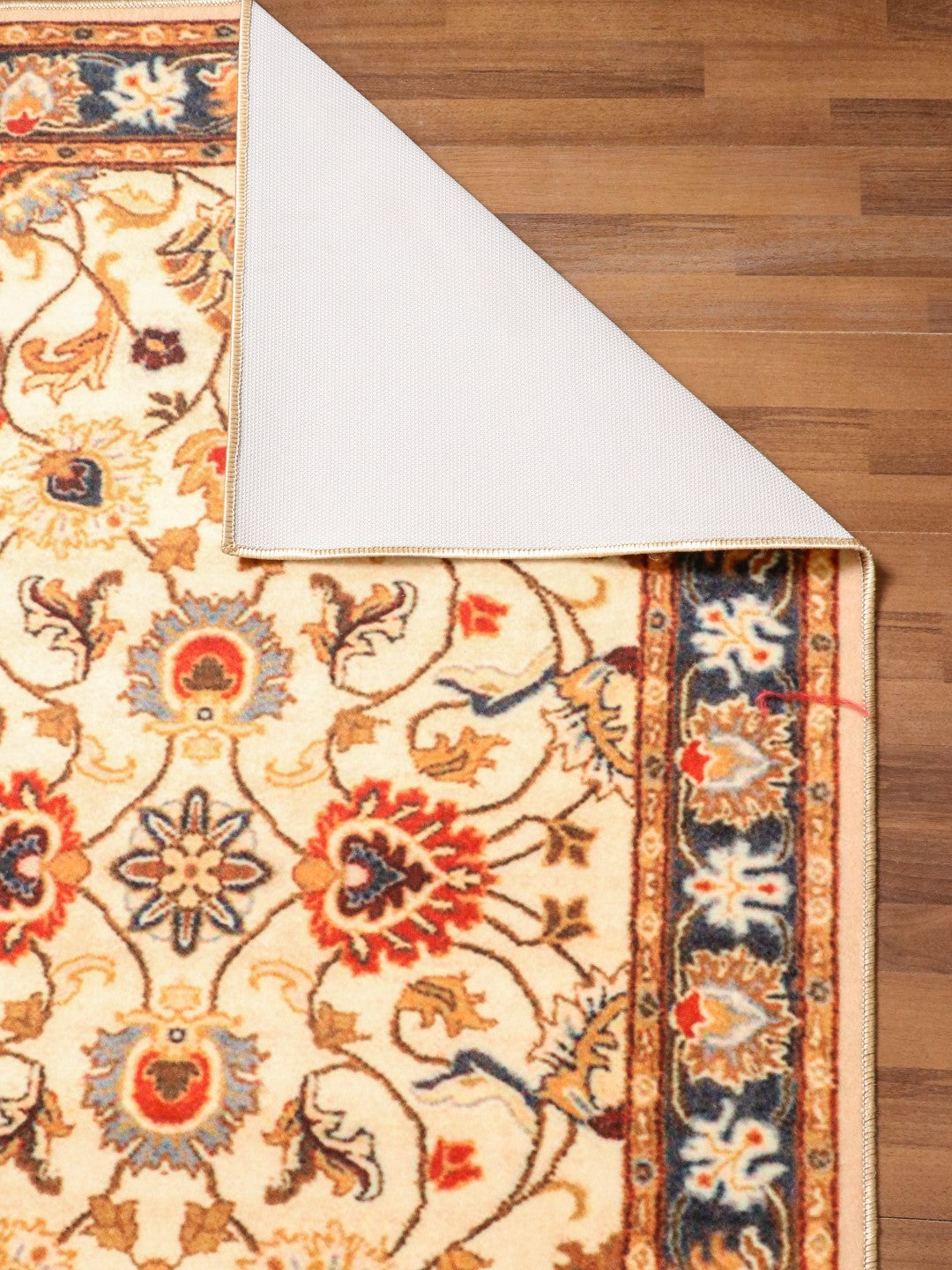 Multi Color Floral Print Rug