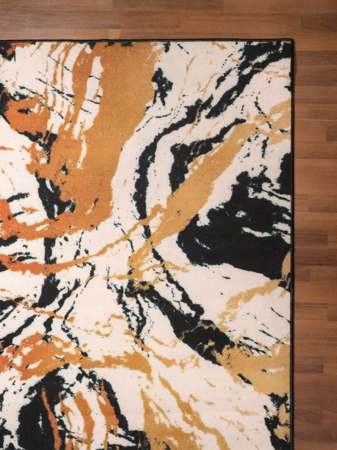 Multi Color Abstract Print Rug