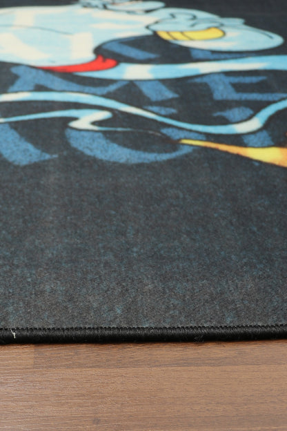 Blue Aladin Print Rug