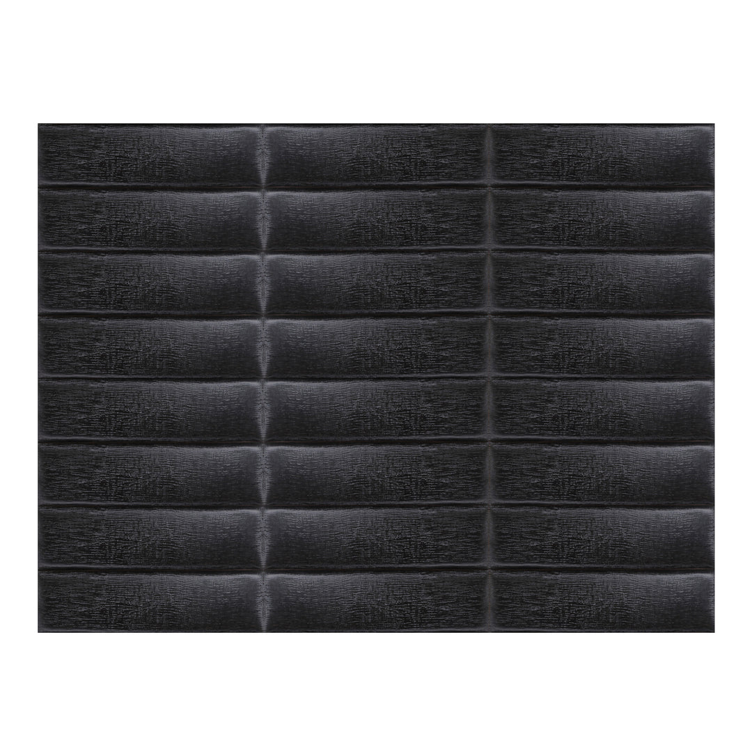 Black Padded Wall Panel - Einas Layout - Decorative and Soft Bed Heads