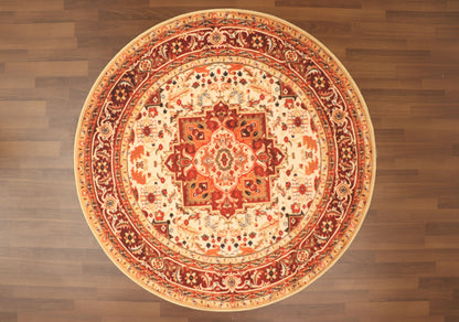 Multi Color Geometric Print Rug