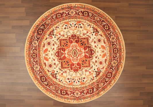 Multi Color Geometric Print Rug