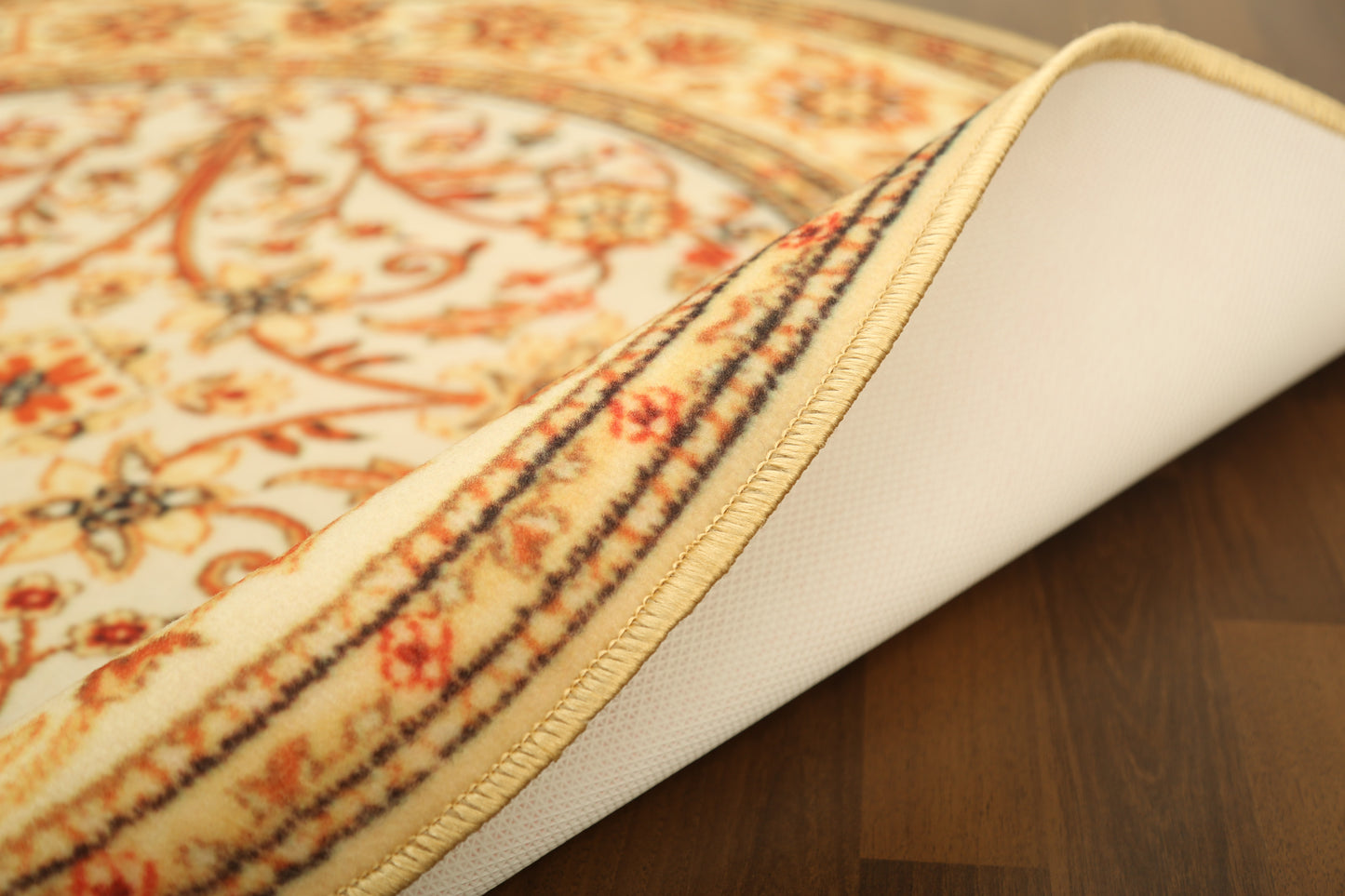 Multi Color Floral Print Rug