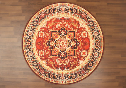 Multi Color Traditional Print Rug
