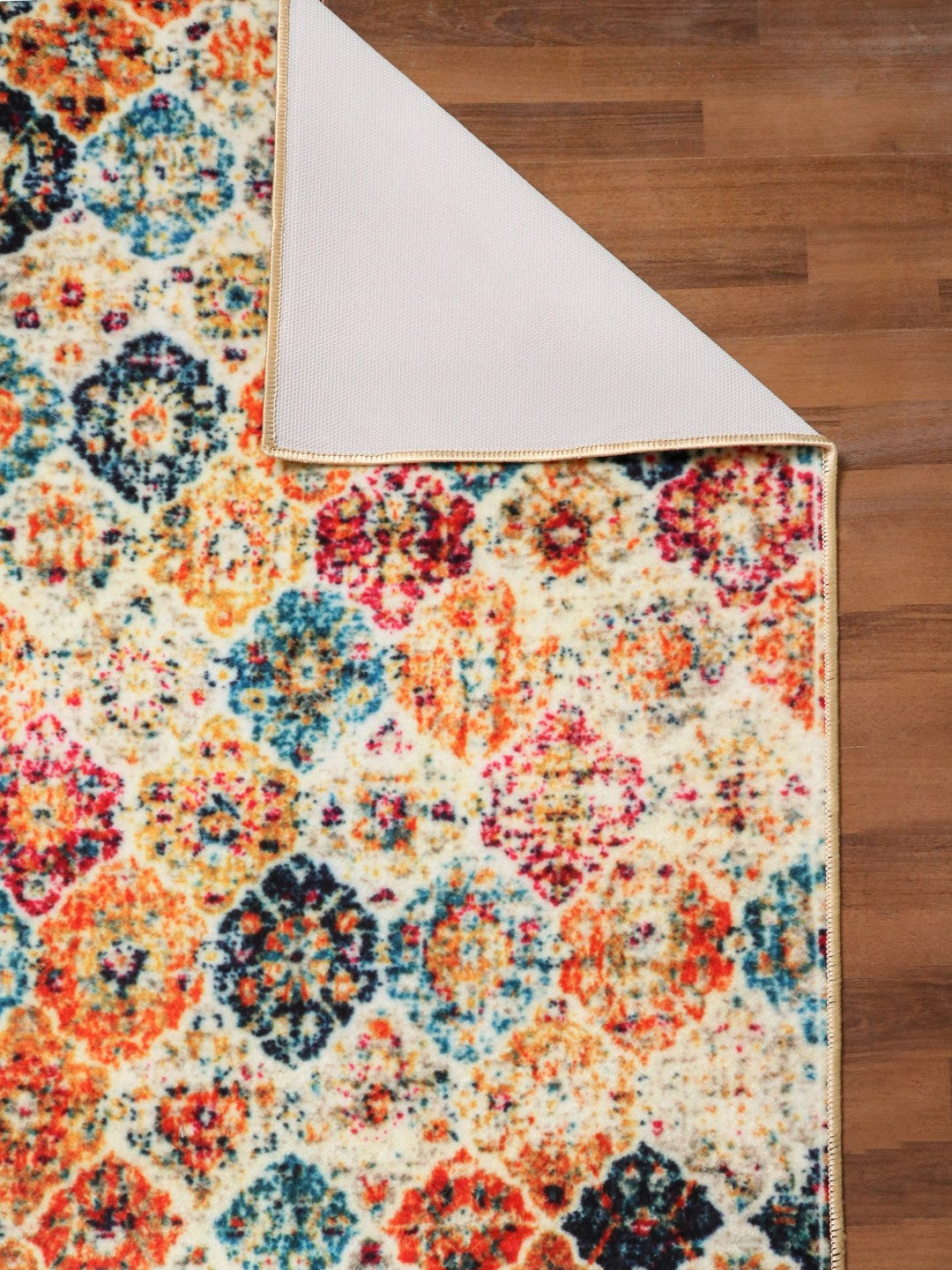 Multi Color Floral Print Runner