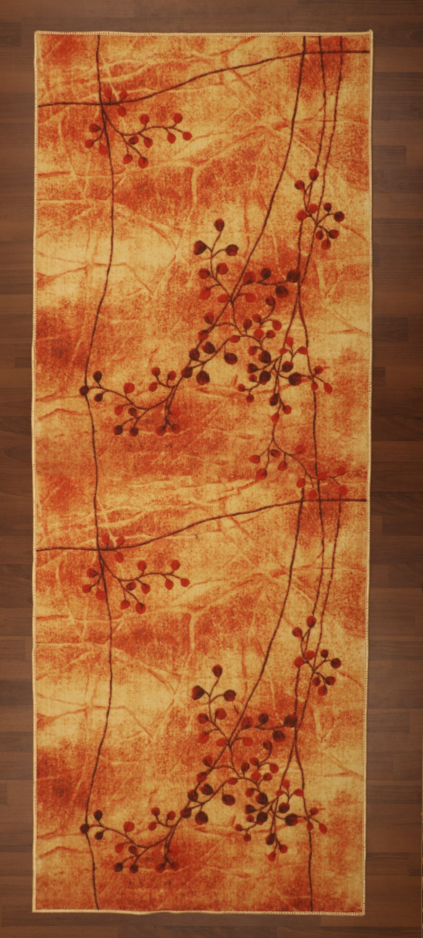Yellow Autumn Tree Print Runner