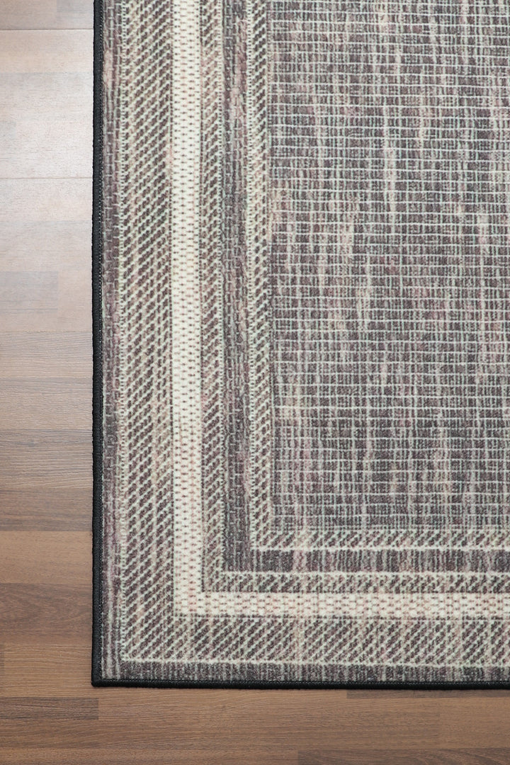 Multi Color Criss Cross Print Non Woven Runner with Non Slip TPR Backing