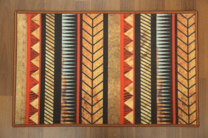 Multi Color Tribal Print Door Mat