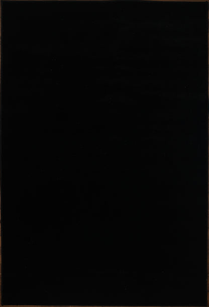 Black Plain Rug