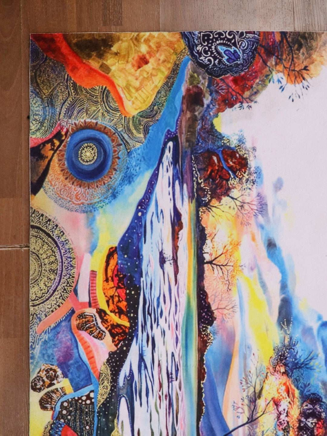 Artwork Print Felt Scenery Nayyer Carpets