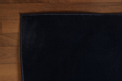 Midnight Blue Plain Rug