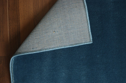 Sky Blue Plain Rug