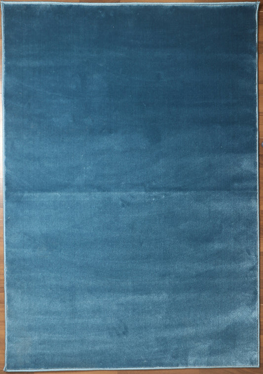 Sky Blue Plain Rug
