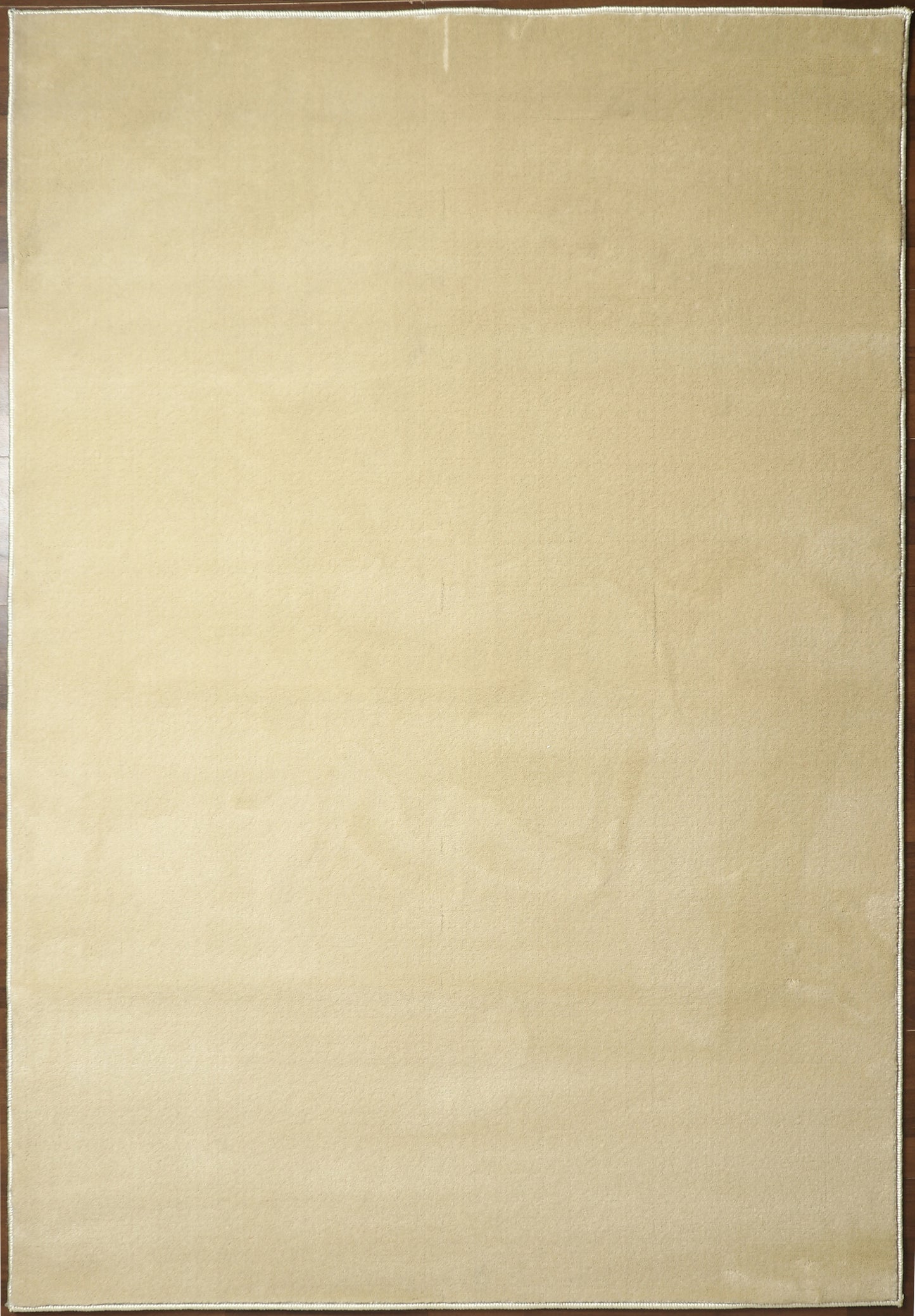 Beige Plain Rug