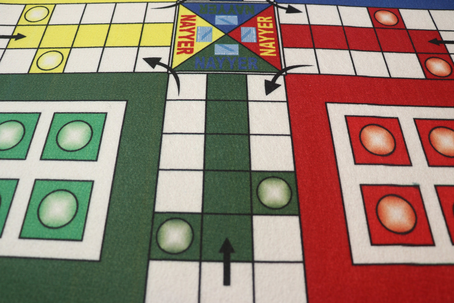 Ludo Mat With Tokens & Dice