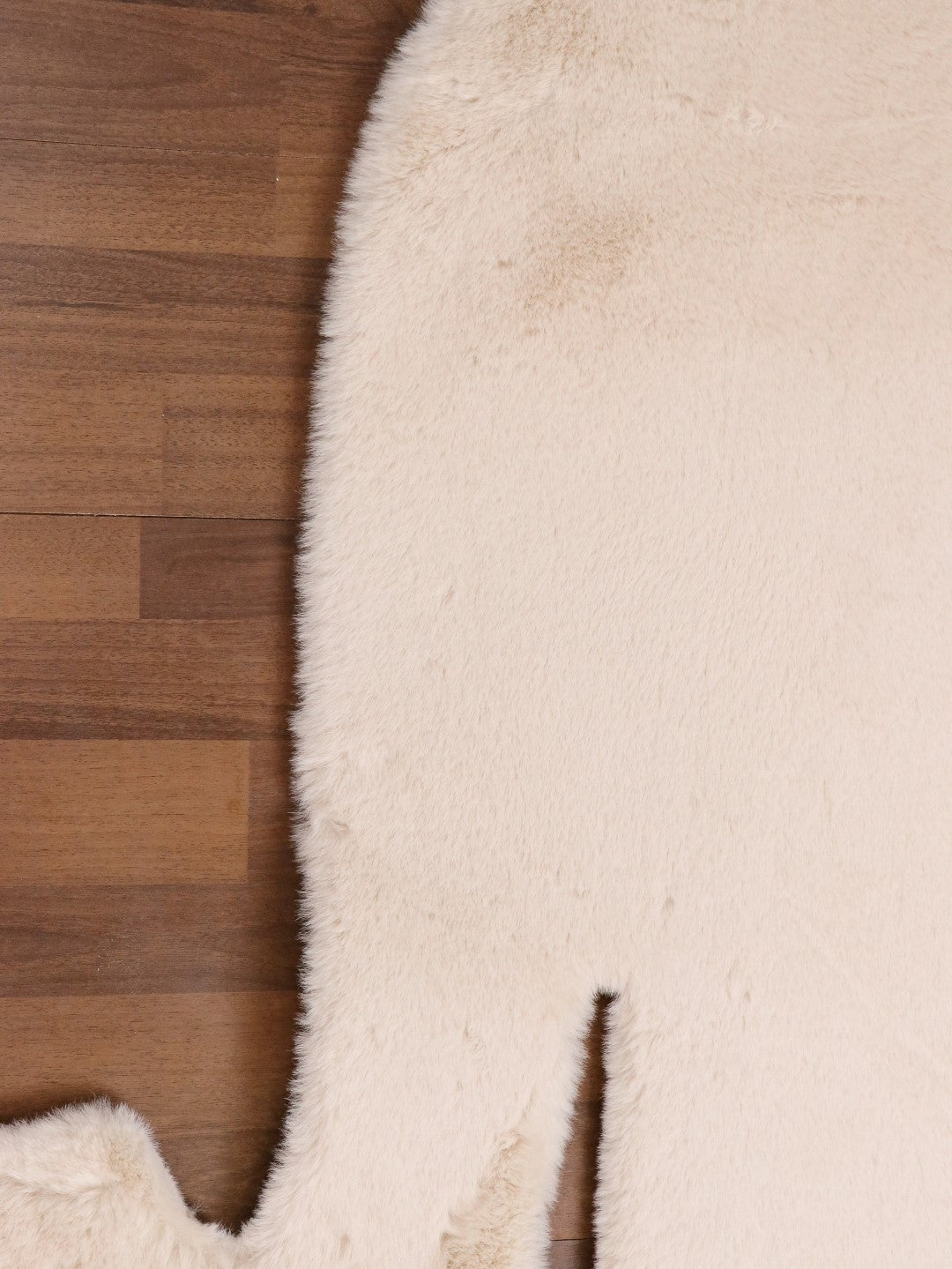 Beige Elephant Shape Rug