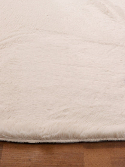 Beige Elephant Shape Rug
