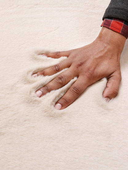 Beige Elephant Shape Rug