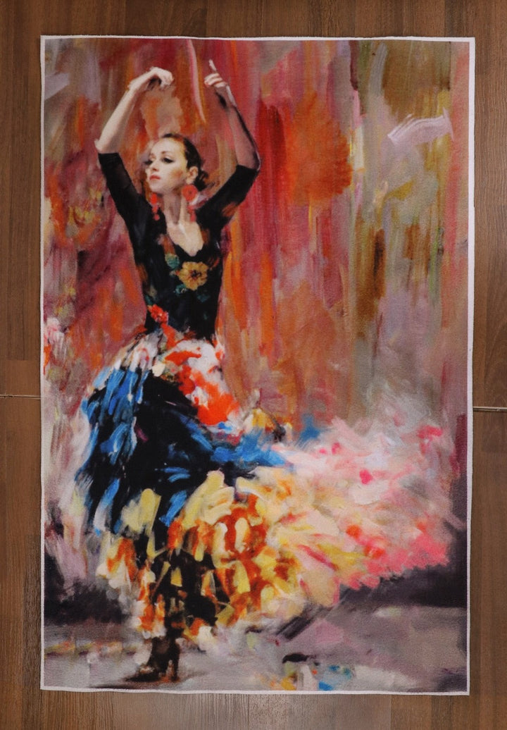 Flamenco Artwork Print Felt Scenery