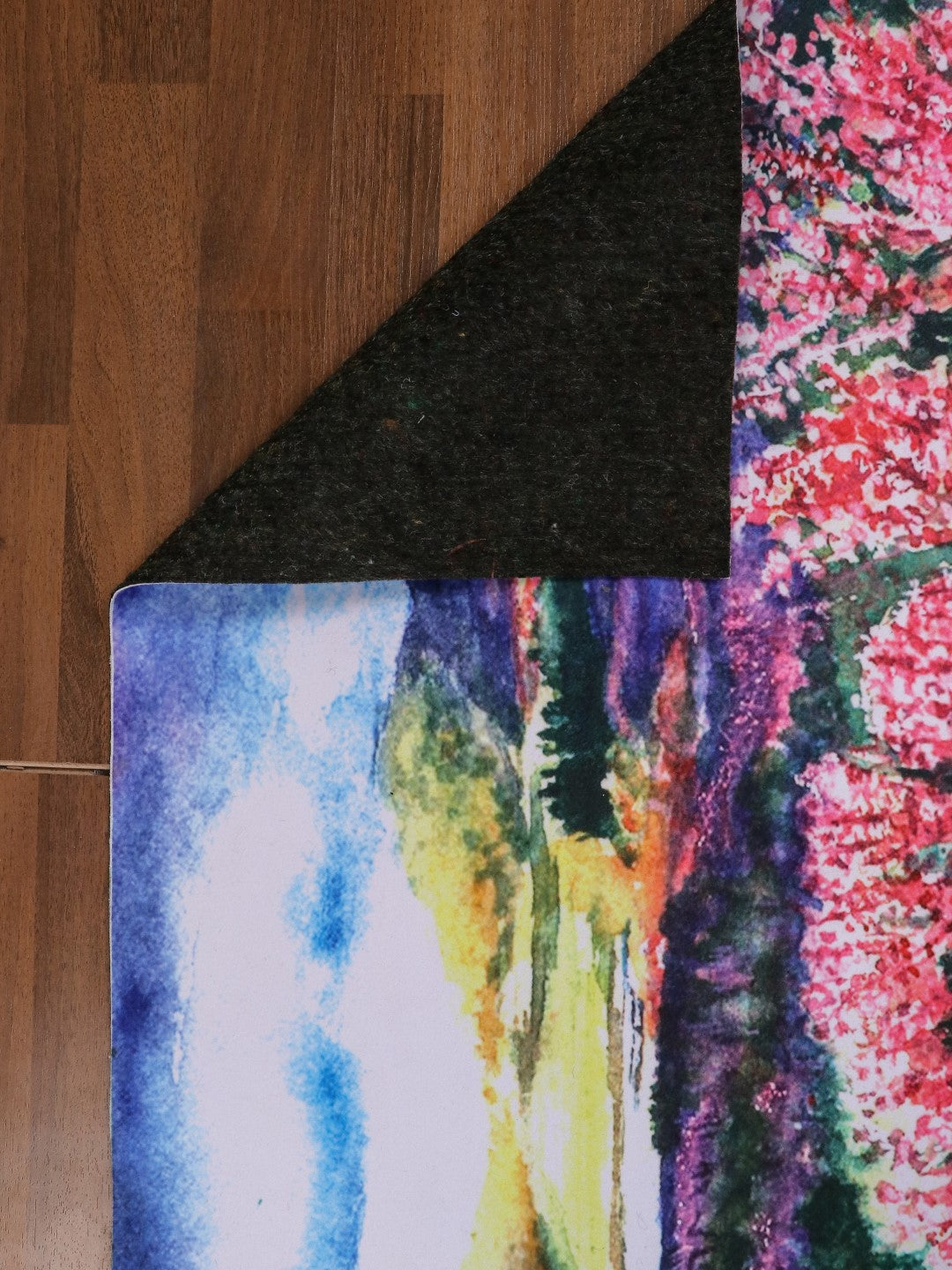 Mountain in Spring Print Felt Scenery