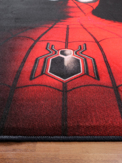 Black Red Spider-Man Rug
